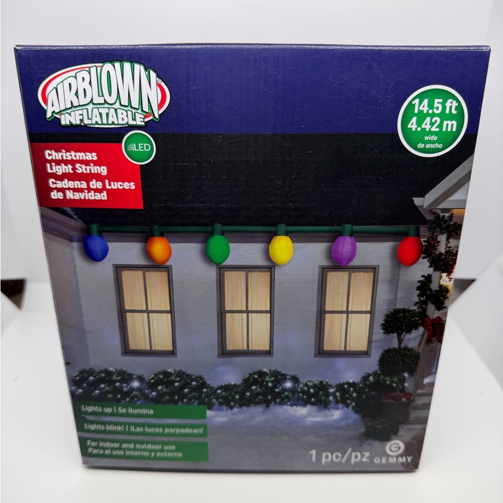 Gemmy Airblown Inflatable LED Christmas Light String